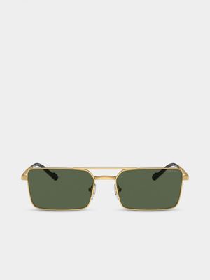 Women's Vogue Eyewear Gold Sunglasses
