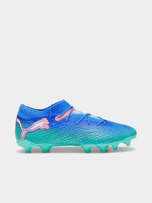 Mens Puma Future 7 Pro+ Blue/Green Boots