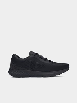 Womens Under Armour Charged Rogue 4 Black Training Shoes