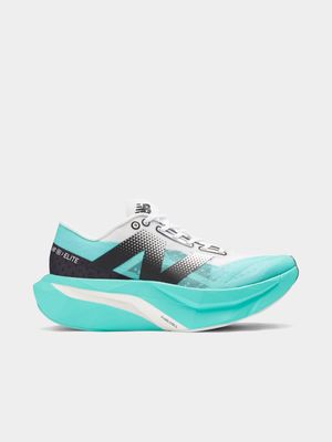 Womens New Balance Fuelcell Supercomp Elite V4 Teal Running Shoes