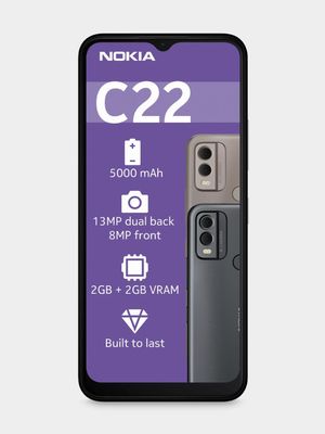 Nokia C22 Dual Sim network Locked - Vodacom