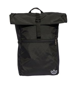 U Black Rolltop Backpack Polyester Bag