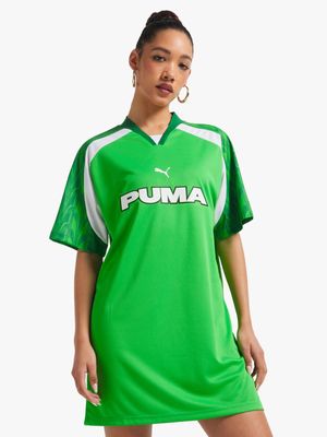 Puma Women's Football Jersey Green Dress