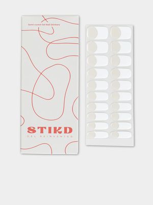 STIKD Le French Semi Cured Gel Nail Stickers