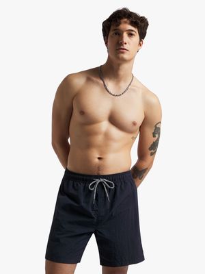 Men's Markham Plain Navy Swimshort