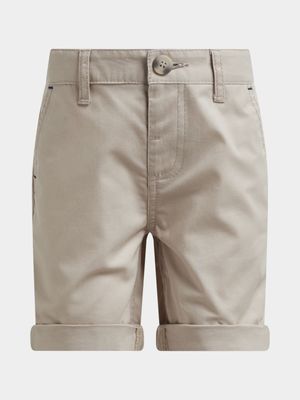 Younger Boy's Natural Chino Shorts