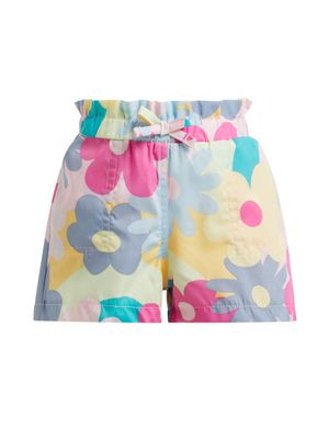 Younger Girl's Floral Print Shorts