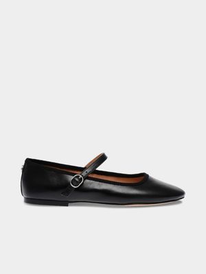 Women's Steve Madden Black Vinetta Casual Flat Shoes