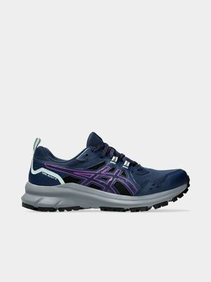 Womens Asics Trail Scout 3 Night Sky/Bold Magenta Trail Running Shoes