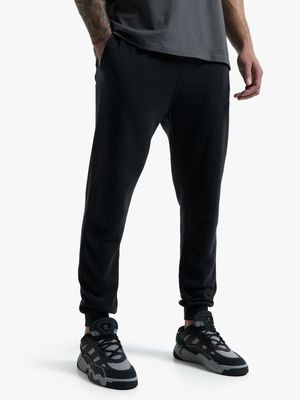Mens TS Enzyme Wash Embroided Charcoal Jogger