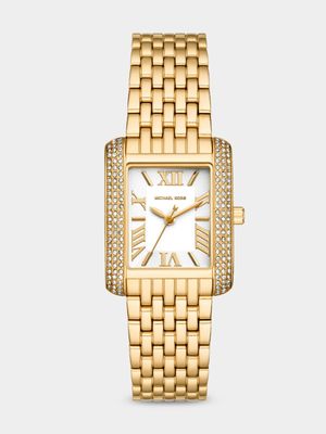 Michael Kors Emery Gold Plated Stainless Steel Bracalet Watch