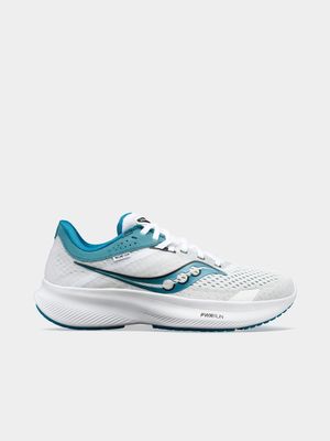 Womens Saucony Ride 16 White Running Shoes