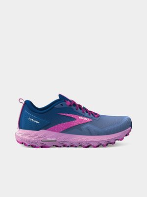 Womens Brooks Cascadia 17 Navy/Purple/Violet Trail Running Shoes