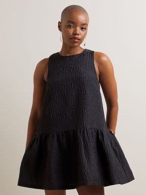 Women's Iconography Jacquard Tiered Mini Dress