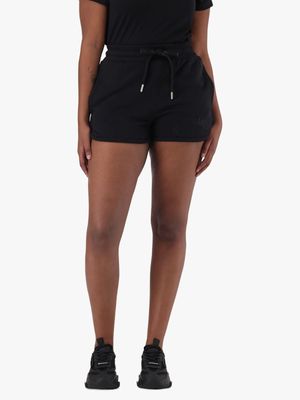 Women's Steve Madden Black Tamsyn Jogger Shorts