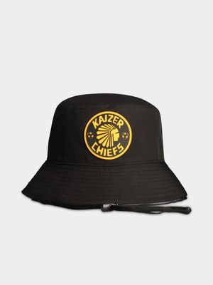 Kappa Kaizer Chiefs Kappa Logo Black Bucket Hat