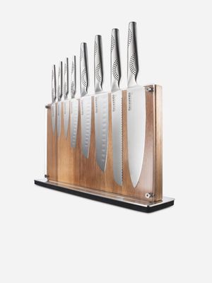 baccarat damashiro knife block set 10pc