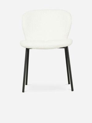 Lotus Dining Chair Boucle Natural