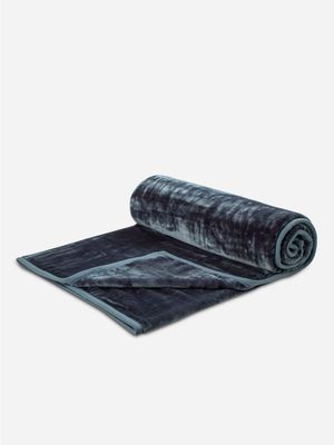 Luxury Mink Blanket Denim Blue 200x240cm