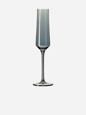 Colin Champagne Coupe Glass Mettalic Grey