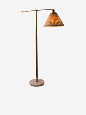Utility Pitched Shade Floor Lamp 170cm