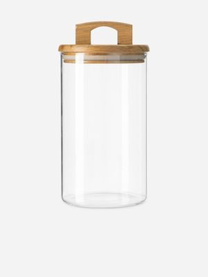 Simply Stored Container With Acacia Lid 1.8L