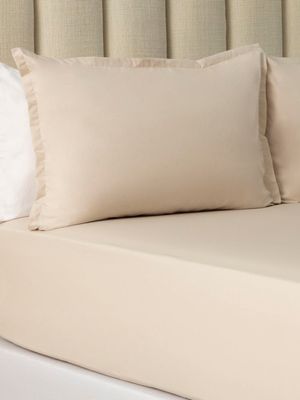 Granny Goose Most Breathable 200 Thread Count Cotton Flat Sheet Natural