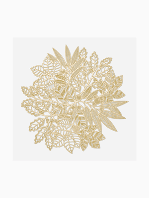 Placemat Bouquet Gold 38cm