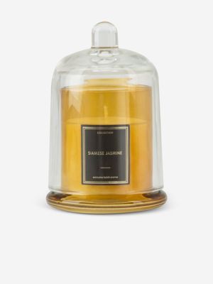 Large Cloche Candle Yellow