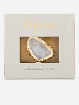 Agate Candle Cypress