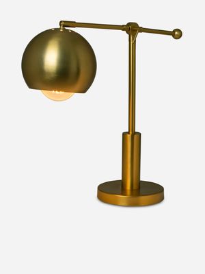 Brushed Brass Balance Desk Lamp