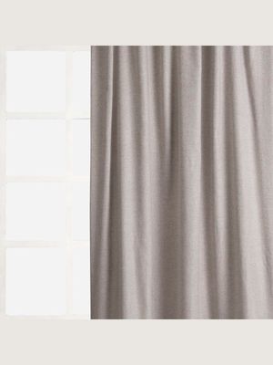 Curtain Eyelet Lined Melange Natural 265x223cm