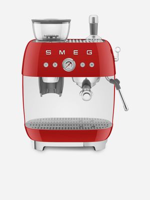 Smeg Retro Espresso Coffee Machine Red