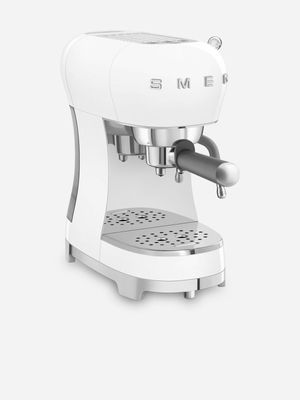 Smeg Retro Espresso Coffee Machine White