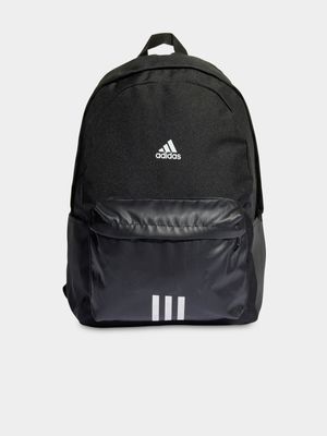 adidas Originals Unisex Classic Badge of Sports 3 Stripes Black Backpack