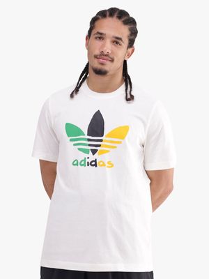 adidas Originals Men's Sports 1 Off White T-shirt