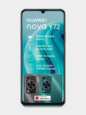 Huawei Nova Y72 3G Dual Sim 15GB and 6GB FREE Telkom Sim