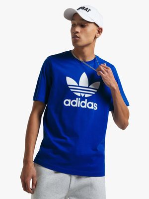 adidas Originals Men's Trefoil Blue T-shirt