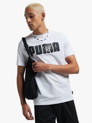 Puma Men's Franchise Street White T-shirt
