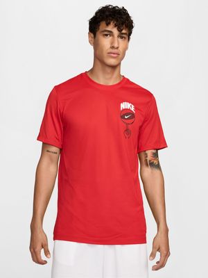 Mens Nike Dri-Fit Icon Red Tee