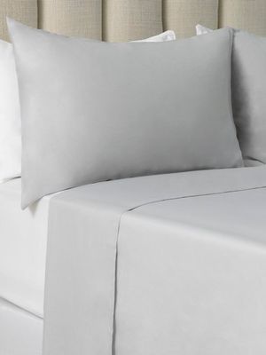 Everynight Cotton Flat Sheet Silver