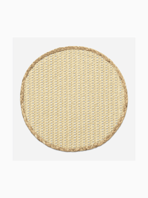 Placemat Open Weave Natural 38cm