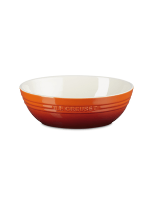 le creuset oval serving bowl cayenne 29cm