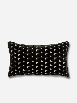 Designers Guild Marquise Curve Scatter Cushion Black 40x70cm