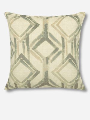 Painterly Diamond Grey Scatter Cushion  60x60