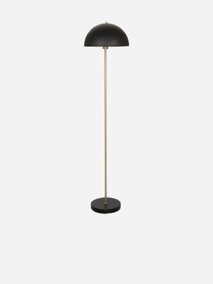 Ribbed Dome Shade Floor Lamp 152cm