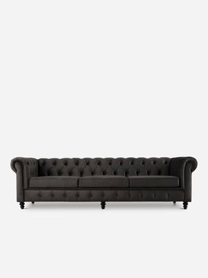 Madison 4 Seater Fibreguard Velvet Anthracite