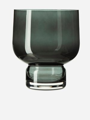 Hourglass Votive Candle Holder Black 20cm