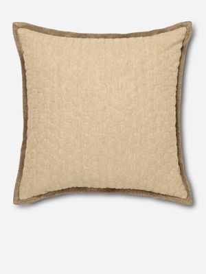 Designers Guild Quilted Scatter Cushion Natural 60x60