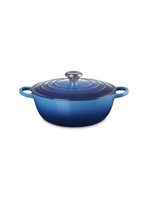 le creuset azure signature soup pot 26cm